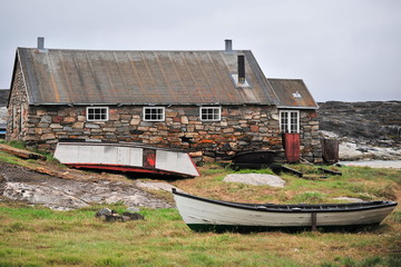 Settlement on the Arctic Circle.