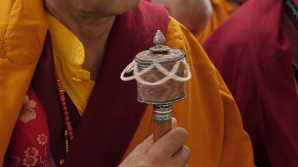 Prayer wheel slow motion