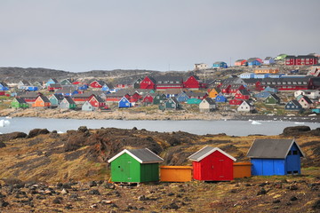 Settlement on the Arctic Circle.