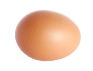 Egg isolated on white background