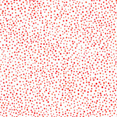 Simple red confetti  background. Seamless pattern. Vector illustration.