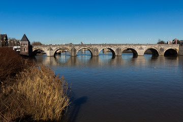 Sint Servaas bridge in Maastricht one of the oldes bridges in the Netherlands