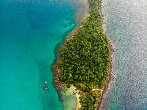 Photo Drone &icirc;le paradisiaque Tha&iuml;lande Ko Kut Koh Kood vacances 