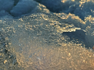 The ice on the Gulf of Finland