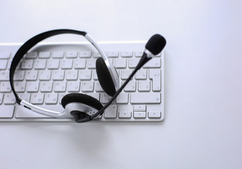 Communication support, call center and customer service help de