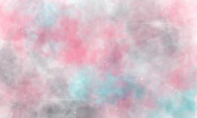 Star and galaxy, space background - Illustration