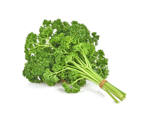 Parsley isolated on white background