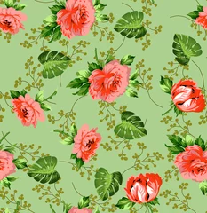  Seampless flower ditsy classic rose print  © DNZ CreativeDesign