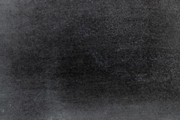 Grunge white color chalk texture on black board background