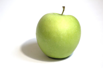 green apple isolated on white background