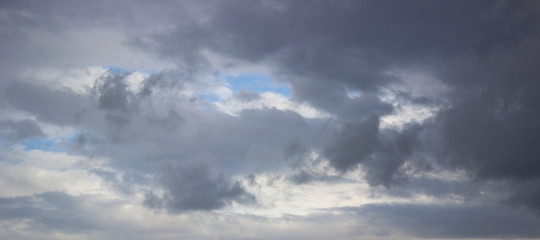 Naklejka na ściany i meble blue sky with clouds landscape