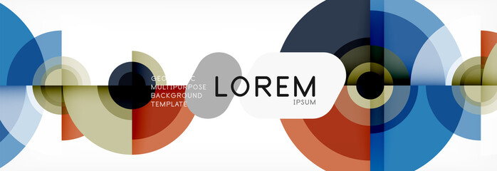 Abstract background circle design