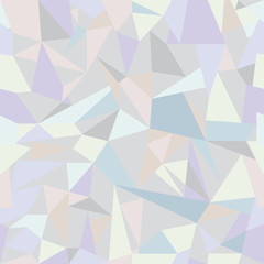 Seamless pattern for the background, consisting of randomly arranged triangles, the color of light inactive shades
