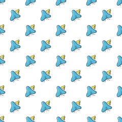 Infusorium pattern in cartoon style. Seamless pattern vector illustration