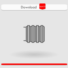 heater vector icon