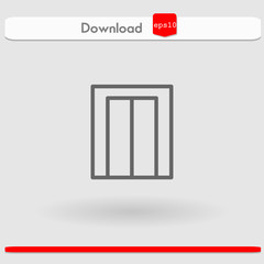 elevator vector icon