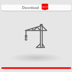 crane vector icon