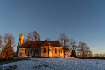 Spaichingen im Winter Dreifaltigkeitsberg