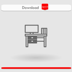 workplace vector icon