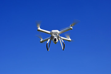 Fototapeta na wymiar white colored drone