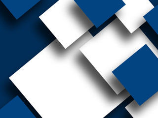 Abstract Squares design blue background