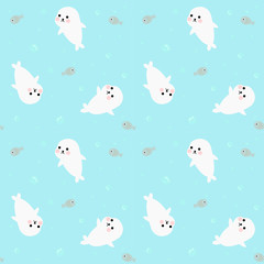 seamless pattern and fish