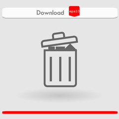 garbage vector icon
