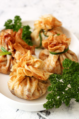 Pancakes with filling