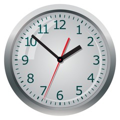 Clock icon. World time concept. Vector illustration.