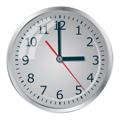 Clock icon. World time concept. Vector illustration.
