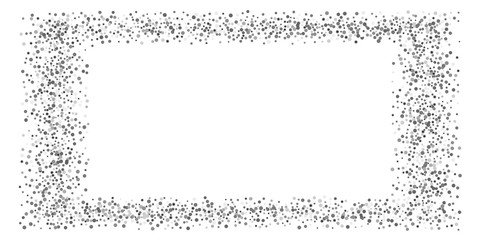 Silver glitter confetti