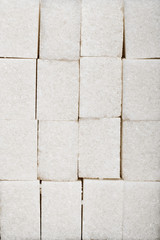 Obraz premium background from cubes of white sugar refined