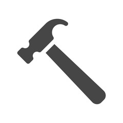 Hammer Icon in trendy flat style isolated on white background, for your web site design, app, logo, UI. Vector illustration, EPS10.