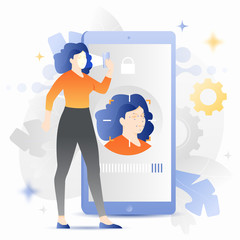Mobile ID Scanner Illustration