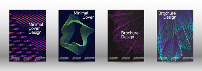 Minimal vector cover design with  linear waves.