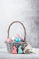 Easter eggs and cookies