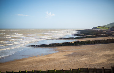 Der Strand von Eastbourne England