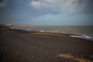 Der Ärmelkanal bei Eastbourne