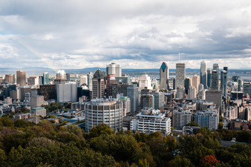 Fototapeta na wymiar Panoramic view of Montreal, Canada