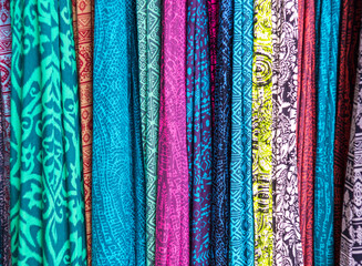 Colorful Sarongs and Cloth