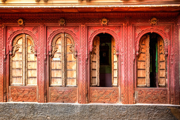 Haveli windows, Bikaner, India