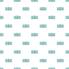 Green city historical building icon. Flat illustration of green city historical building vector icon for web design