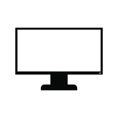 Monitor icon, modern tv icon