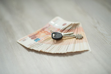 money and house keys