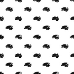 Cow steak pattern seamless vector repeat geometric for any web design