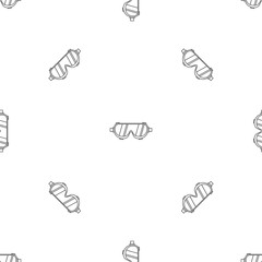 Welding worker glasses pattern seamless vector repeat geometric for any web design
