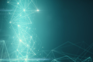 Blurry polygonal background