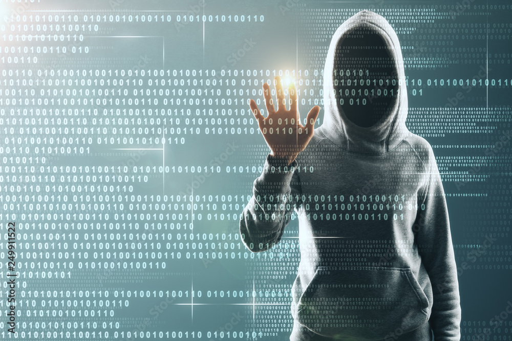 Poster software and malware concept
