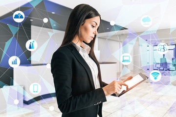 Technology and internet concept