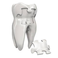 Tooth Pain concept. 3D rendering